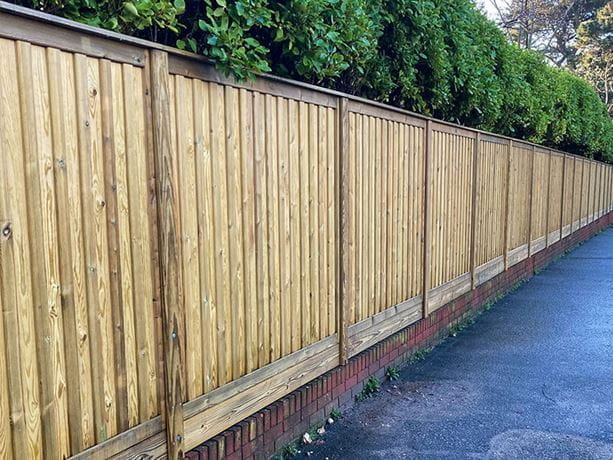 commercial timber fencing
