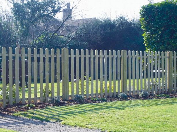 Timber Palisade Fencing Panels