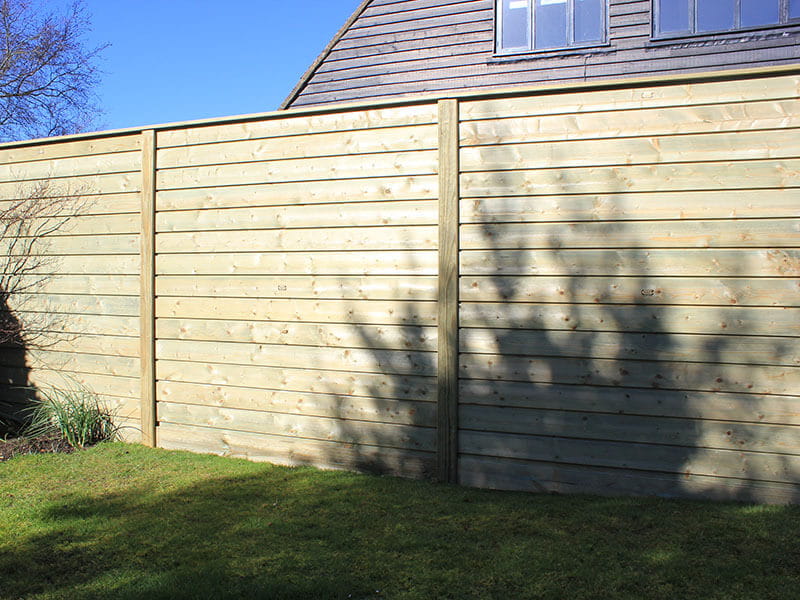 Timber fence panel