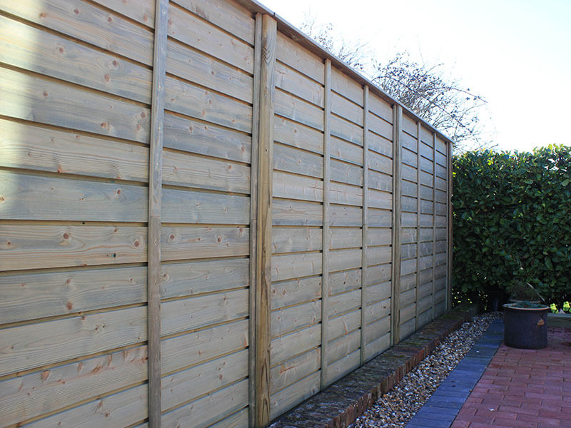 Timber fencing