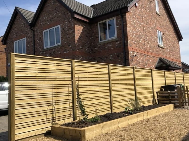 Landscape fence panels