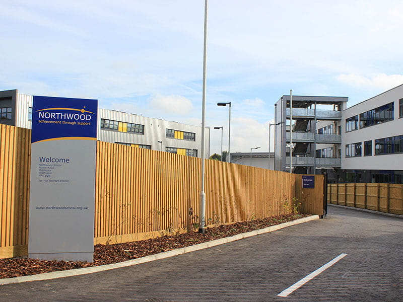 Pressure treated timber fencing
