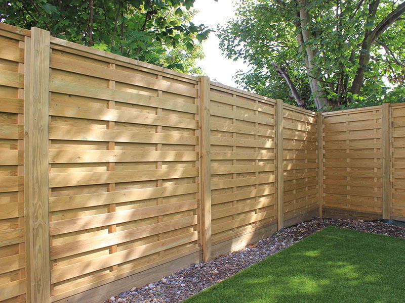 Timber fencing