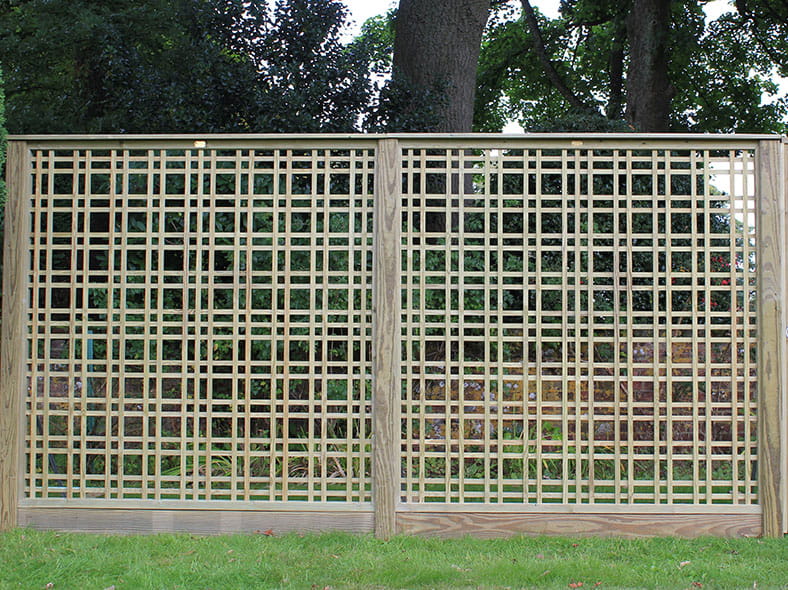 Tartan Trellis Panels