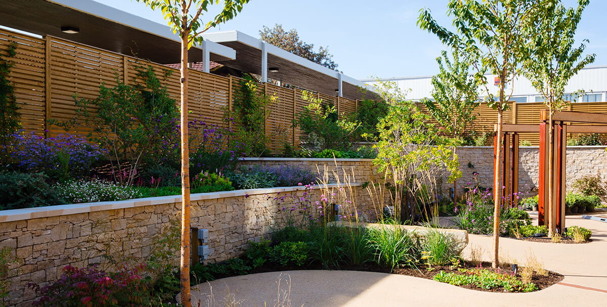 Beautiful slatted style panels