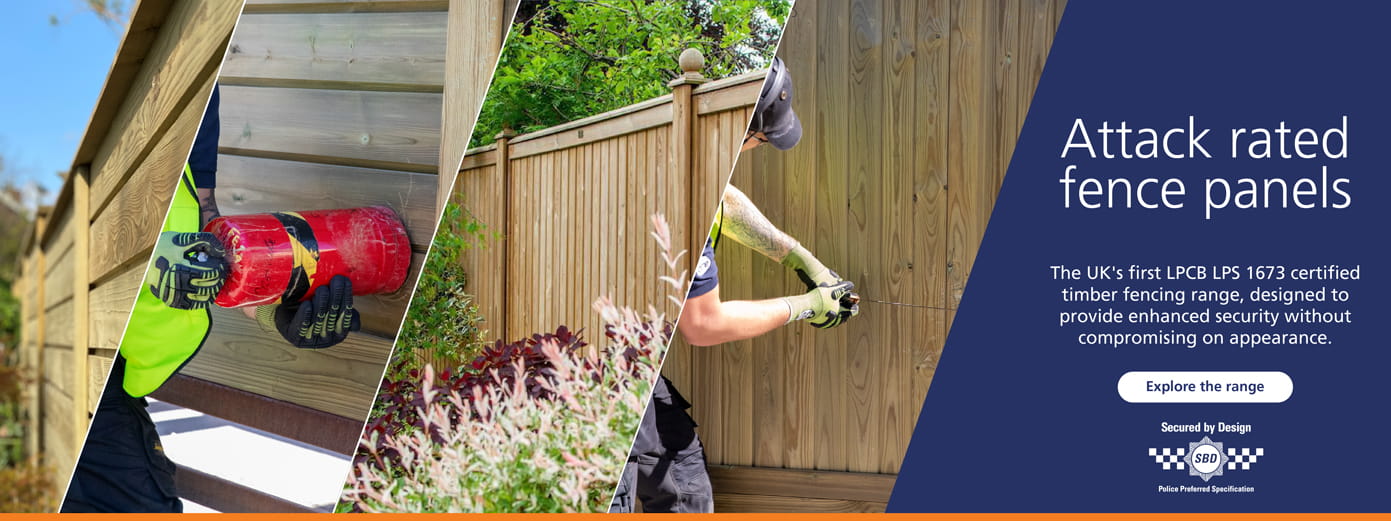 LPS 1673 attack rated fence panels
