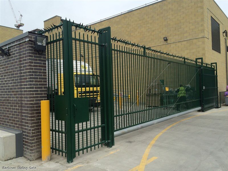 Sliding electric gates