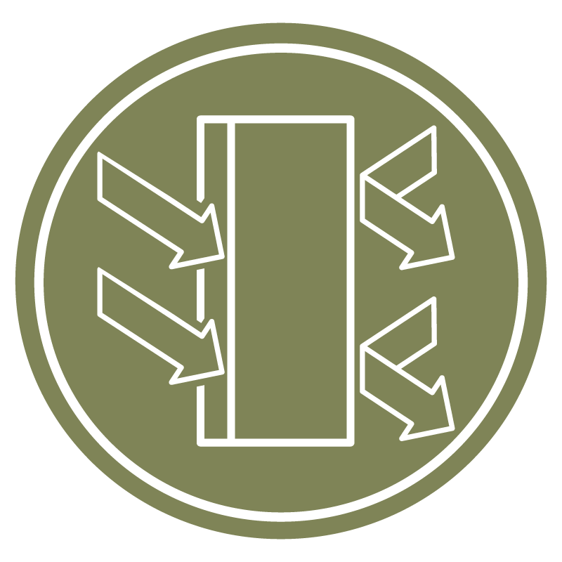 Absorptive and reflective options