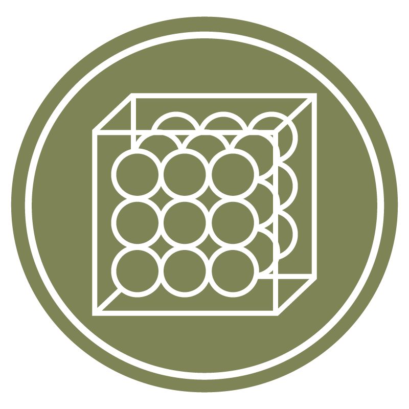 Superficial mass density 25kg/m²  