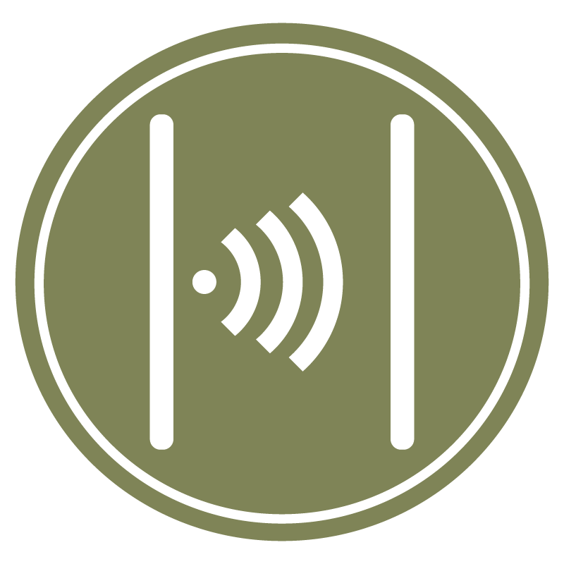 Used to keep noise in confined areas