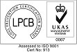 ISO 9001:2015 certified accreditation from BRE