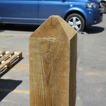 Timber bollard
